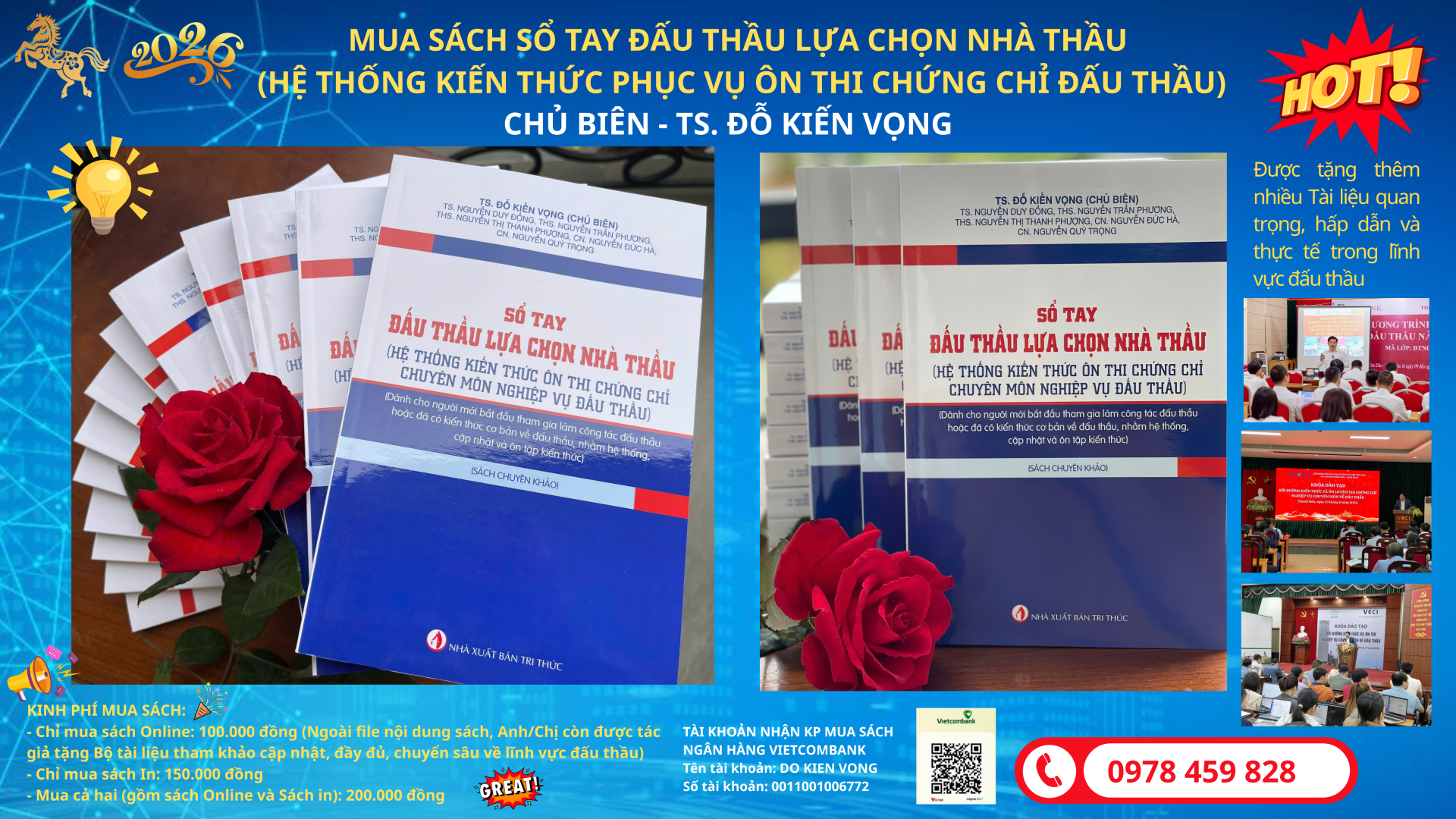 SÁCH SỔ TAY ĐẤU THẦU LỰA CHỌN NHÀ THẦU PHỤC VỤ ÔN THI CHỨNG CHỈ ĐẤU THẦU NĂM 2026